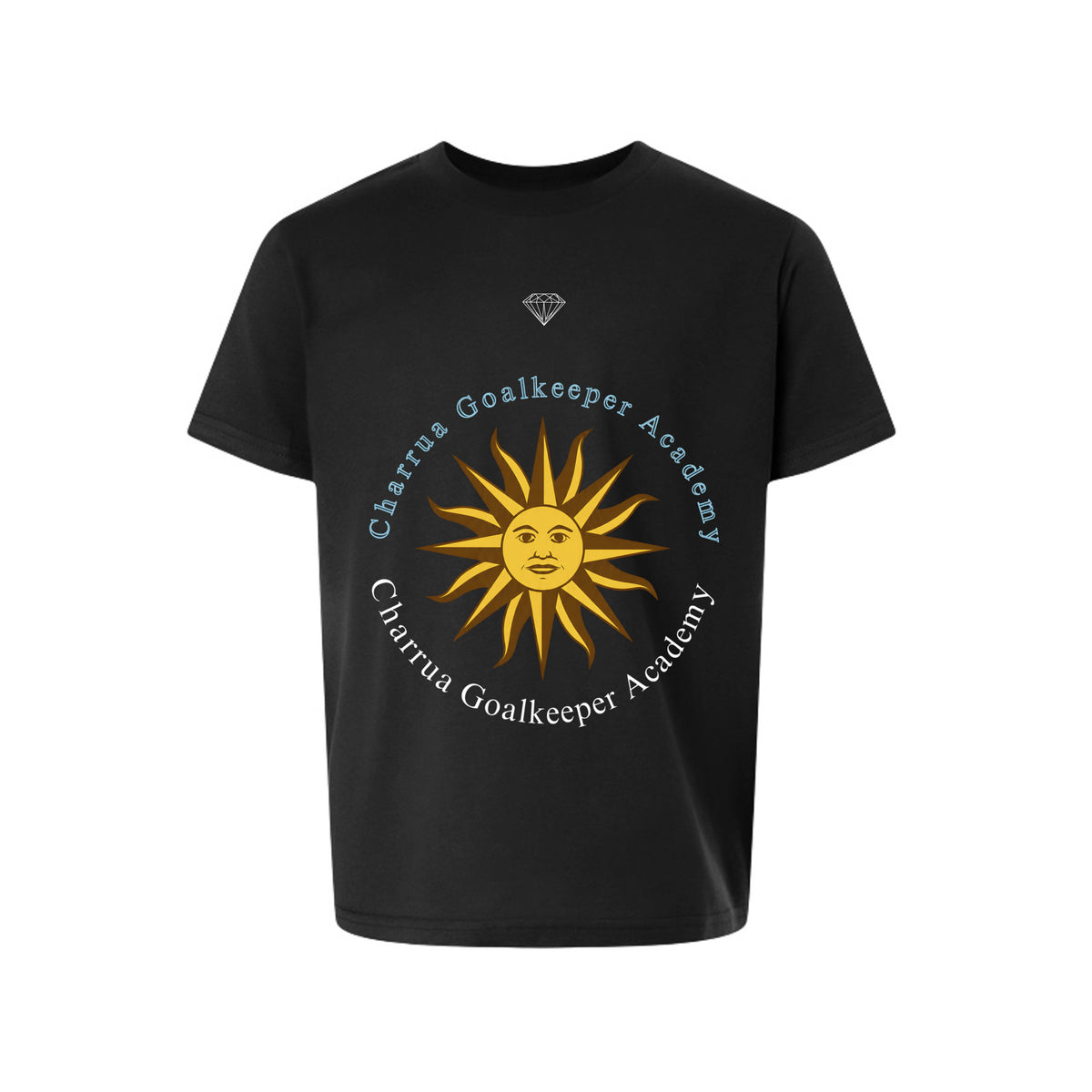 Charrua GK Academy Cotton Tee (Adult) - Black