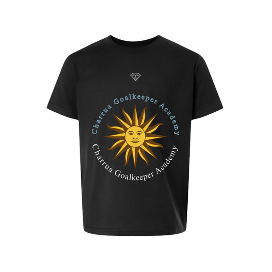 Charrua GK Academy Cotton Tee (Adult) - Black